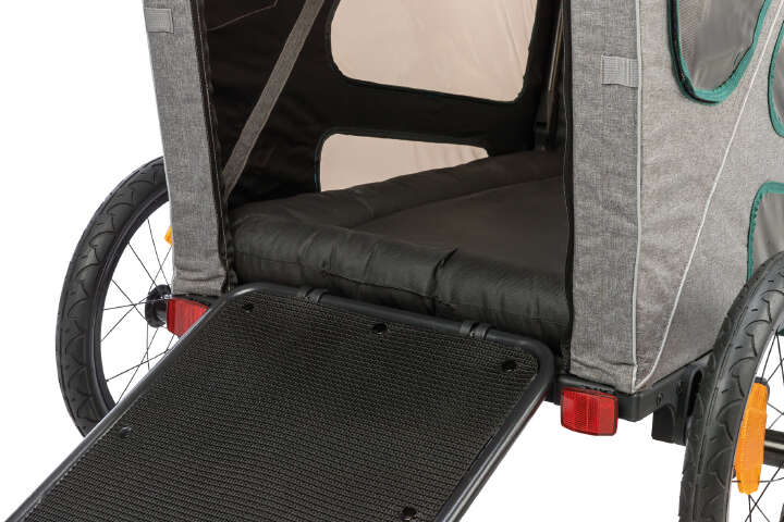 TRIXIE Fahrradanhänger mit Rampe